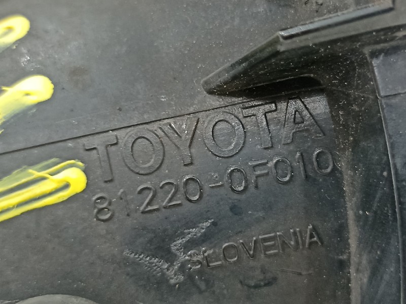 Recambio de faro antiniebla izquierdo para toyota corolla verso (r1) 2.0 d-4d luna referencia OEM IAM 812200F010  