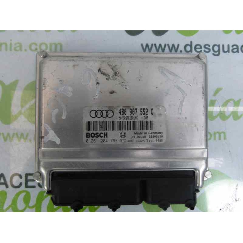 Recambio de centralita motor uce para audi a6 berlina (4b2) 2.4 (121kw) referencia OEM IAM 4B0907552C 0261204767 
