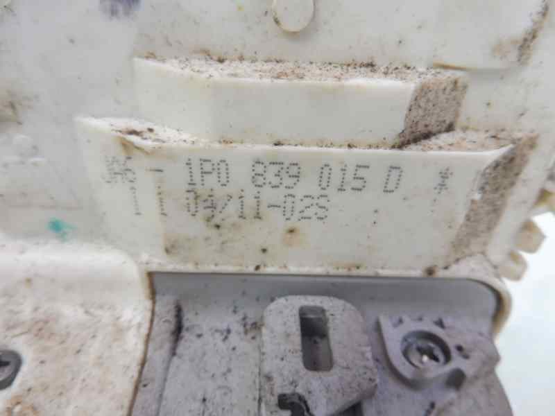 Recambio de cerradura puerta trasera izquierda para seat leon (1p1) style copa referencia OEM IAM 1P0839015D  