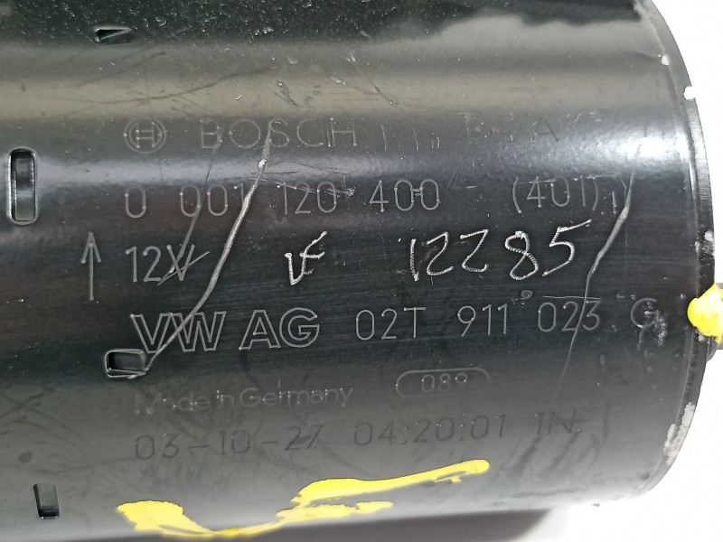 Recambio de motor arranque para seat ibiza (6l1) cool referencia OEM IAM 02T911023G  