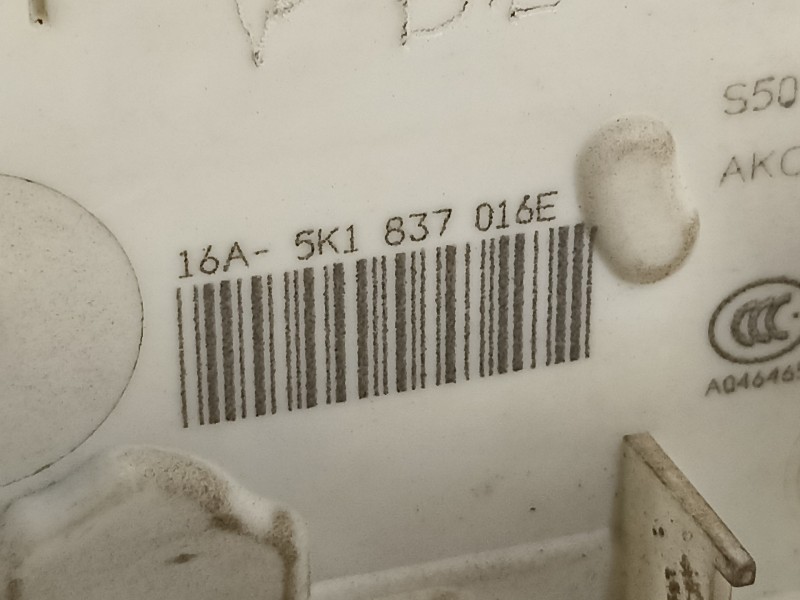 Recambio de cerradura puerta delantera derecha para volkswagen golf vii lim. advance bluemotion referencia OEM IAM 5K1837016E  