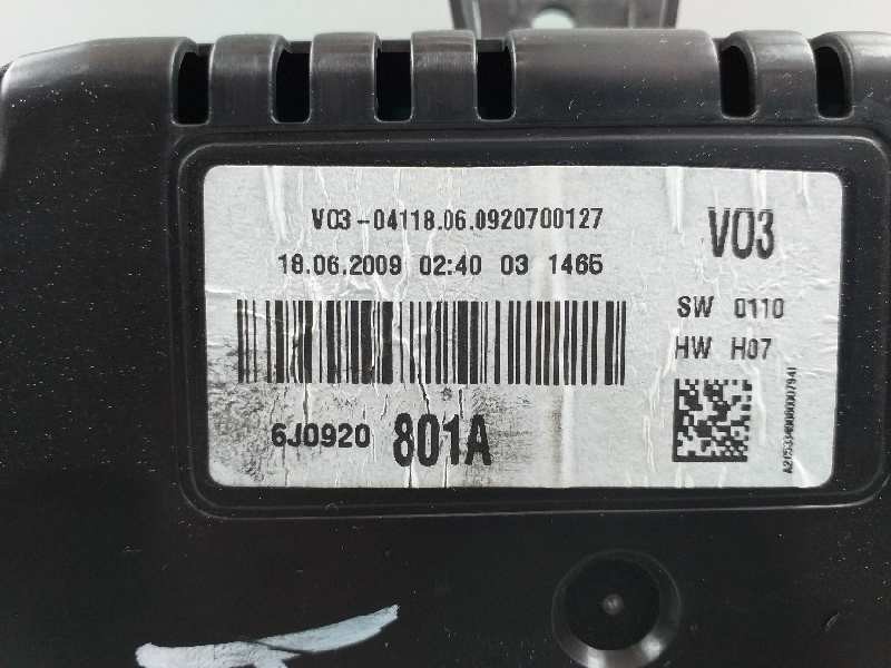 Recambio de cuadro instrumentos para seat ibiza (6j5) stylance / style referencia OEM IAM 6J0920801A  