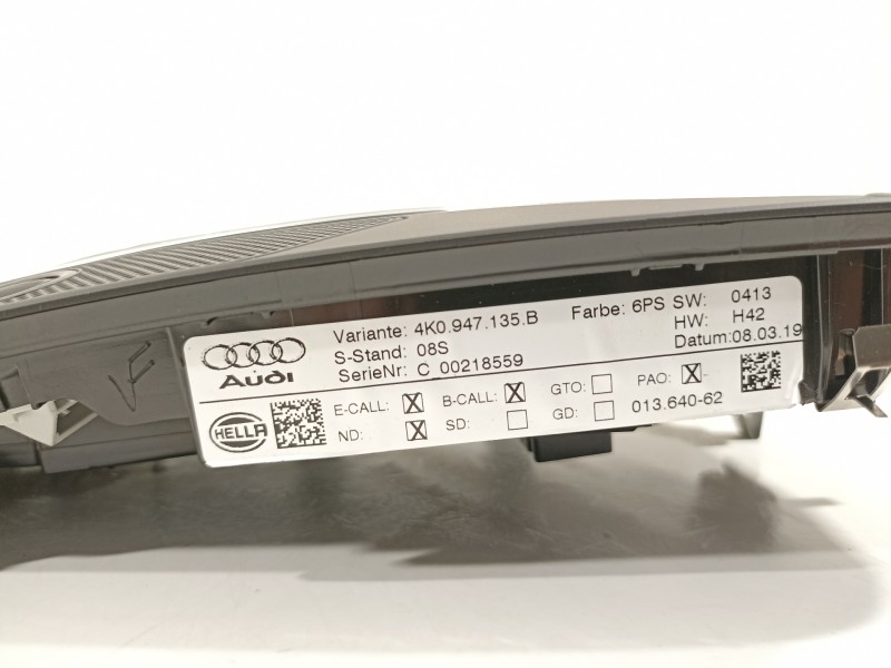 Recambio de luz interior para audi a5 coupe (f53) s line edition referencia OEM IAM 4K0947135B  