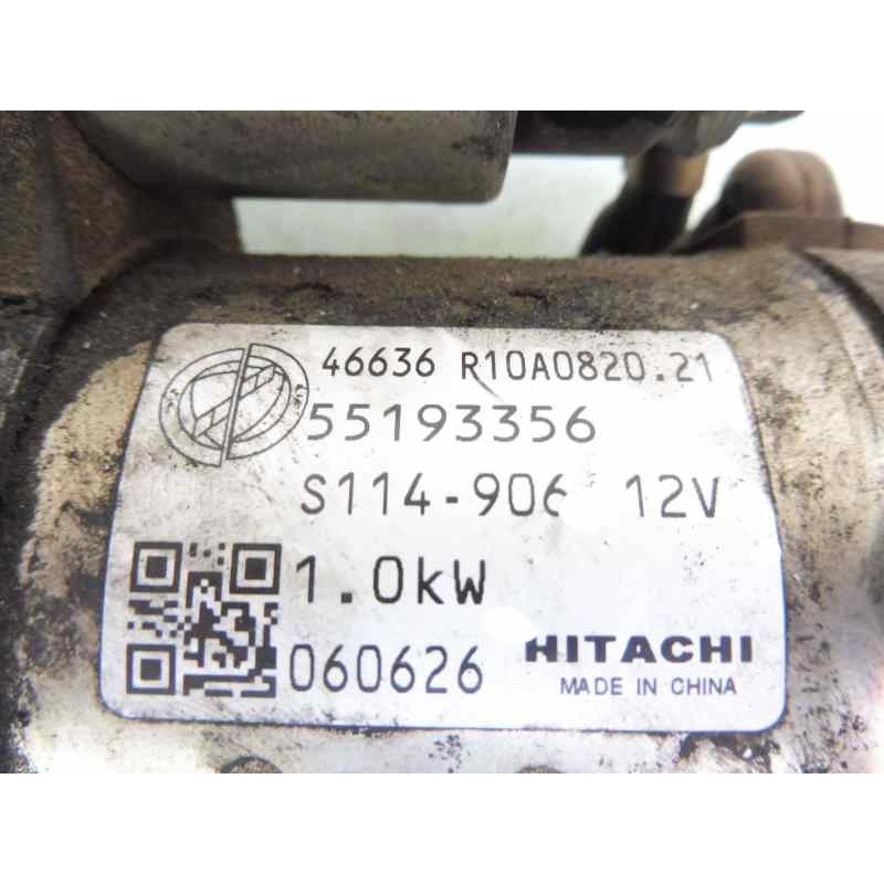 Recambio de motor arranque para fiat grande punto (199) 1.4 16v sport referencia OEM IAM 55193356  
