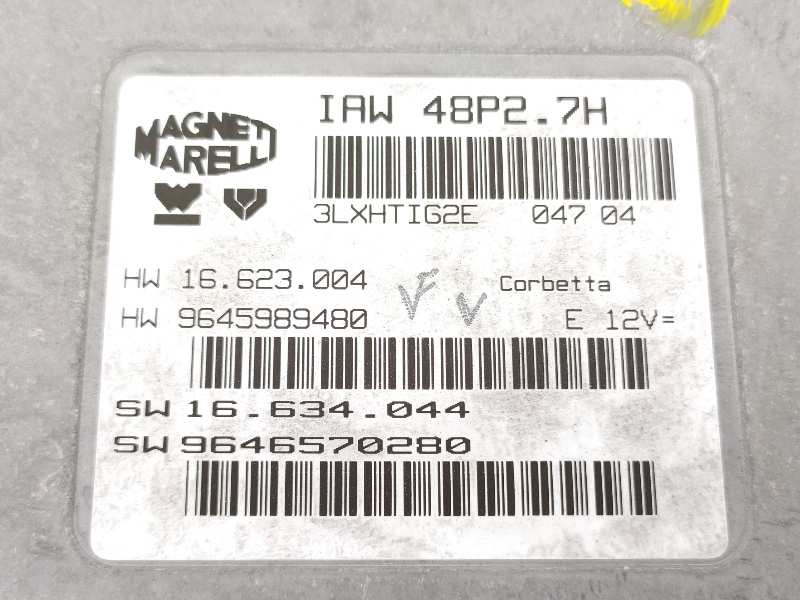 Recambio de centralita motor uce para citroën c2 sx referencia OEM IAM 9646570280  