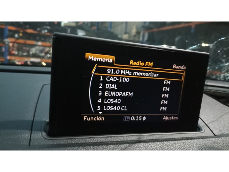 Recambio de pantalla multifuncion para audi a3 (8v) ambiente referencia OEM IAM 8V0857273M 8V0919603C 8V0857974E