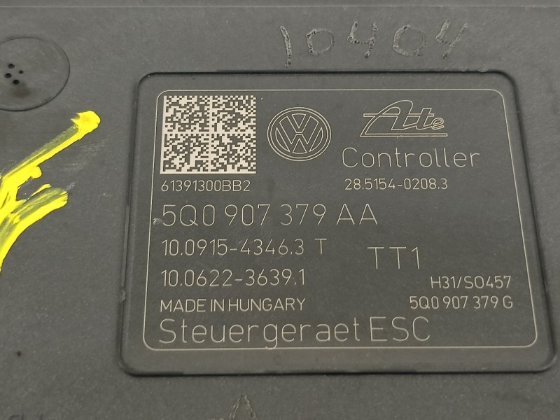 Recambio de abs para volkswagen golf vii lim. advance bluemotion referencia OEM IAM 5Q0614517T 5Q0907379AA 