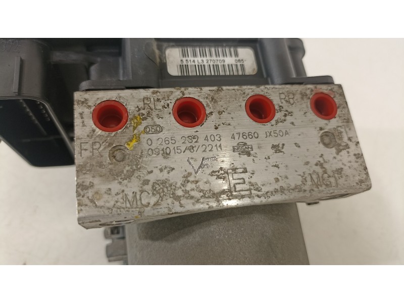 Recambio de abs para nissan nv 200 (m20) nv200 furgón basic referencia OEM IAM 47660JX50A 0265800863 