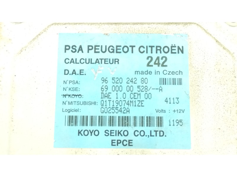 Recambio de modulo electronico para citroën c2 sx referencia OEM IAM 9652024280  