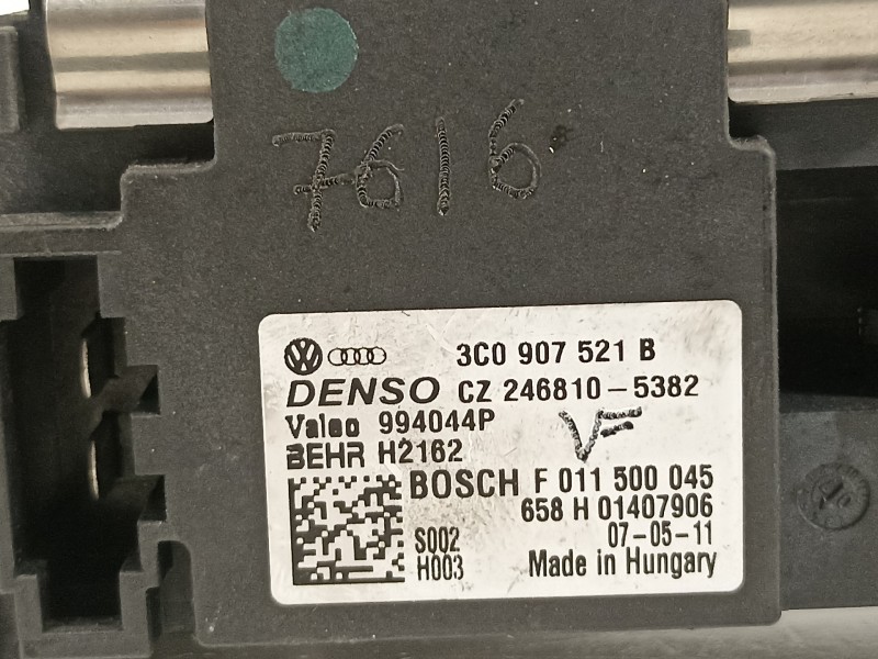Recambio de resistencia calefaccion para volkswagen golf v berlina (1k1) gt sport referencia OEM IAM 3C0907521B  