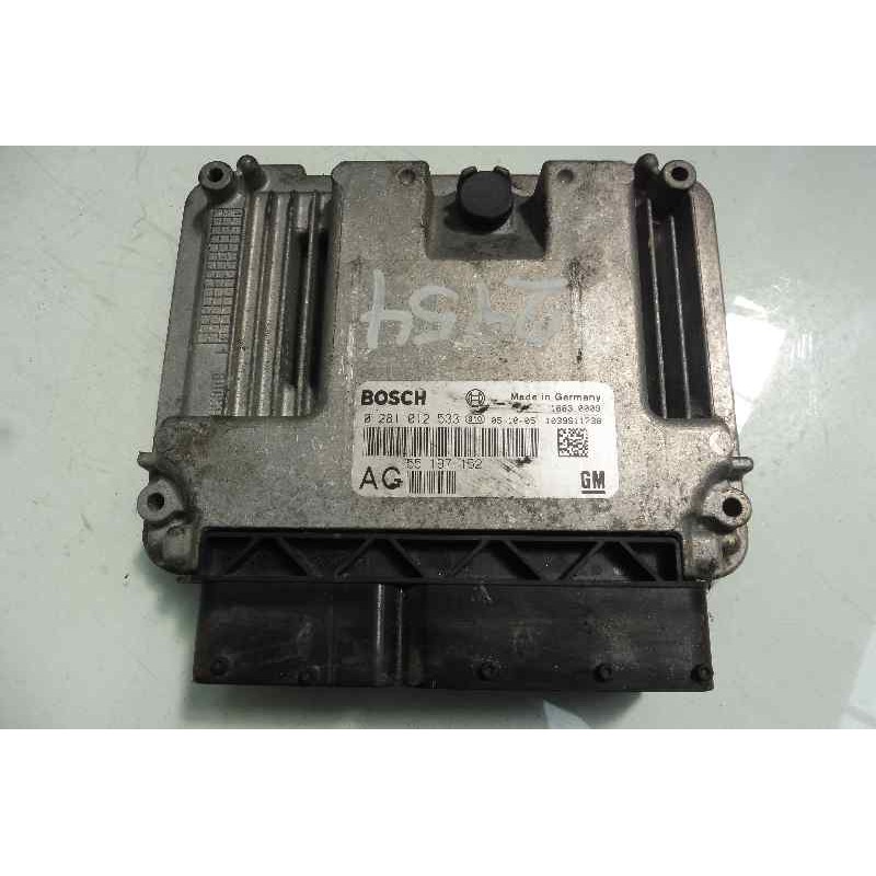 Recambio de centralita motor uce para opel vectra c berlina elegance referencia OEM IAM 55197152 0281012533 