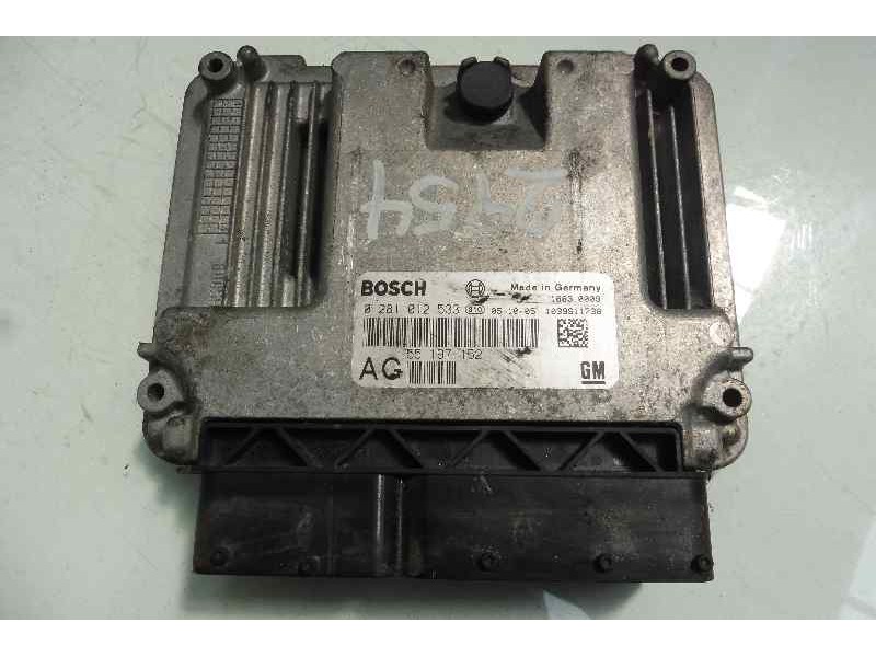 Recambio de centralita motor uce para opel vectra c berlina elegance referencia OEM IAM 55197152 0281012533 