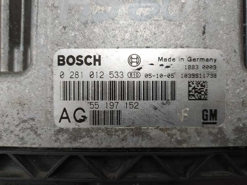 Recambio de centralita motor uce para opel vectra c berlina elegance referencia OEM IAM 55197152 0281012533 