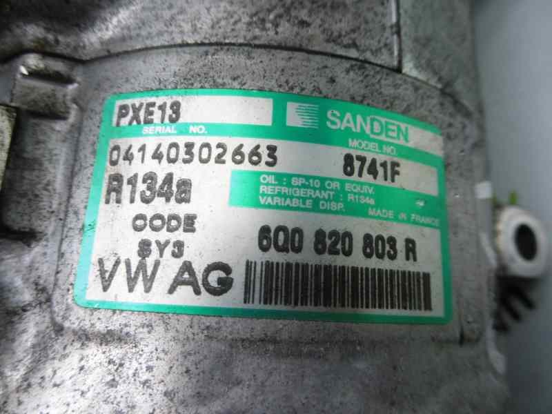 Recambio de compresor aire acondicionado para volkswagen polo (9n3) match referencia OEM IAM 6Q0820803R 04140302663 
