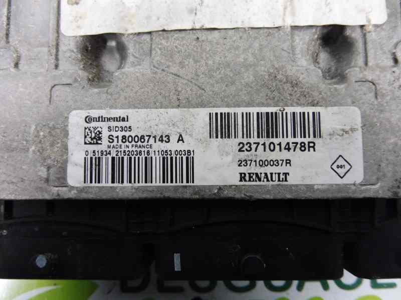 Recambio de centralita motor uce para renault scenic iii dynamique referencia OEM IAM 237101478R S180067143A 