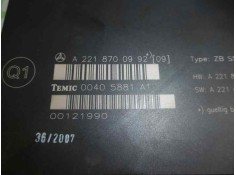 Recambio de modulo electronico para mercedes-benz clase s (w221) berlina 500 l (221.171) referencia OEM IAM A2218700992 A2214422 2