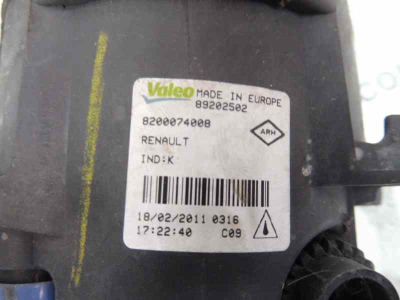 Recambio de faro antiniebla derecho para renault scenic iii dynamique referencia OEM IAM 8200074008 89202503 