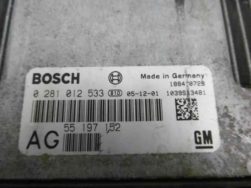 Recambio de centralita motor uce para opel vectra c berlina cosmo referencia OEM IAM 55197152 0281012533 