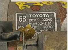 Recambio de motor arranque para toyota avensis berlina (t25) 2.2 d-4d clean power executive berlina (5-ptas.) referencia OEM IAM 2