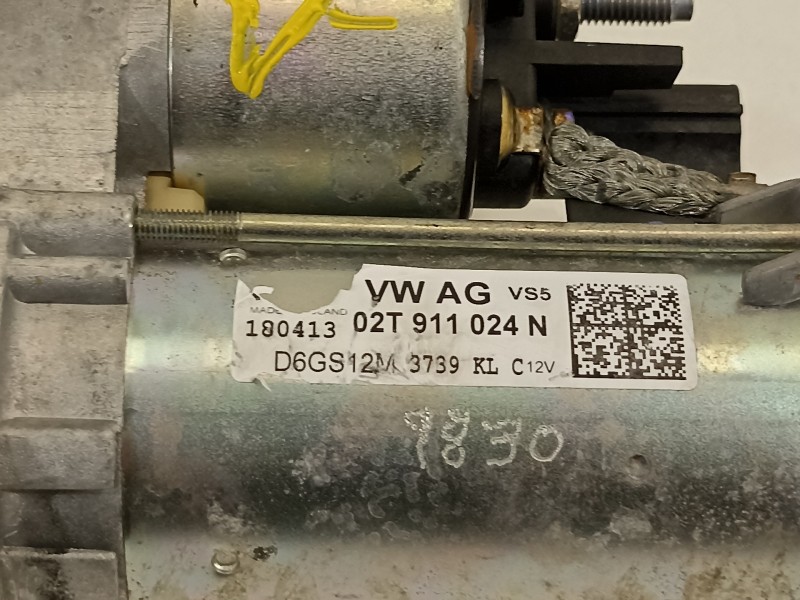 Recambio de motor arranque para seat ibiza sc (6j1) style i-tech 30 aniversario referencia OEM IAM 02T911024N  