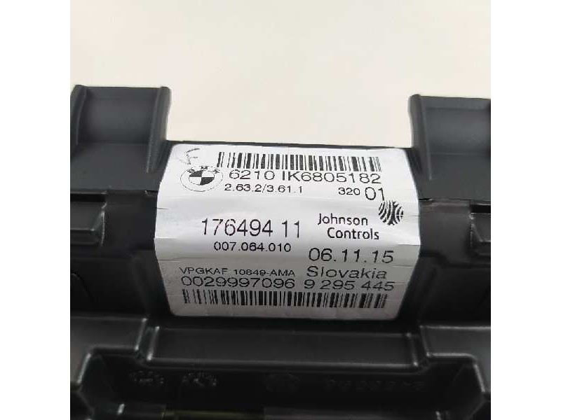 Recambio de cuadro instrumentos para bmw serie x1 (f48) sdrive18d xline referencia OEM IAM 17649411 6210IK6805182 