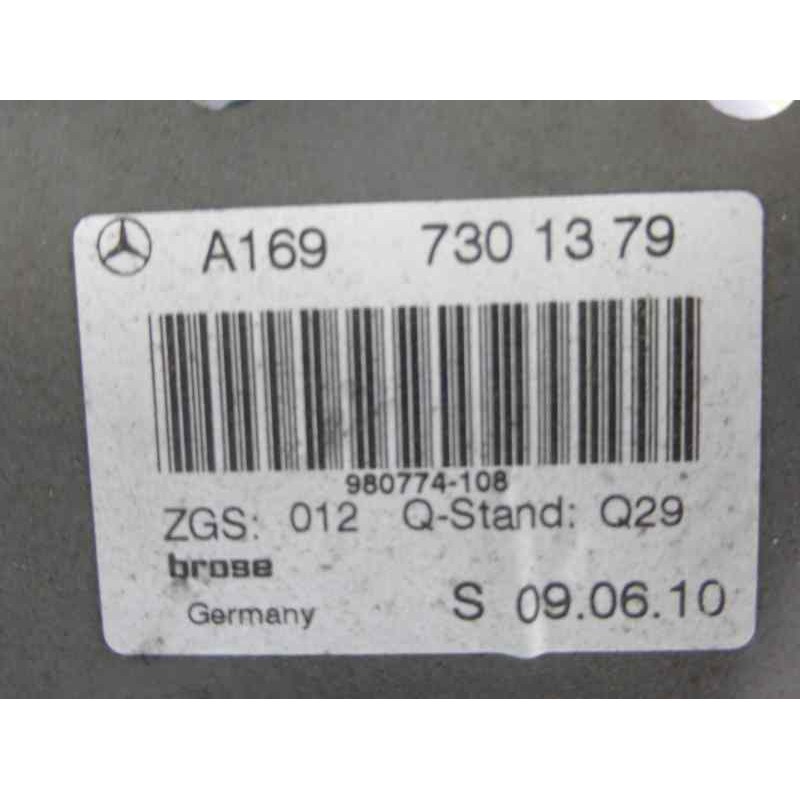 Recambio de elevalunas trasero izquierdo para mercedes-benz clase a (w169) a 150 (169.031) referencia OEM IAM A1697301379  