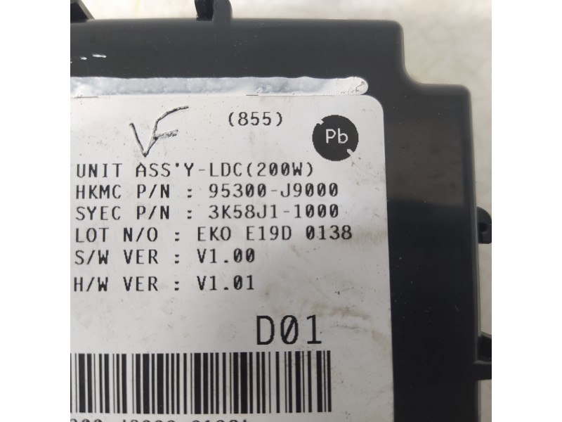 Recambio de modulo electronico para hyundai kona essence 2wd referencia OEM IAM 95300J9000 3K58J11000 