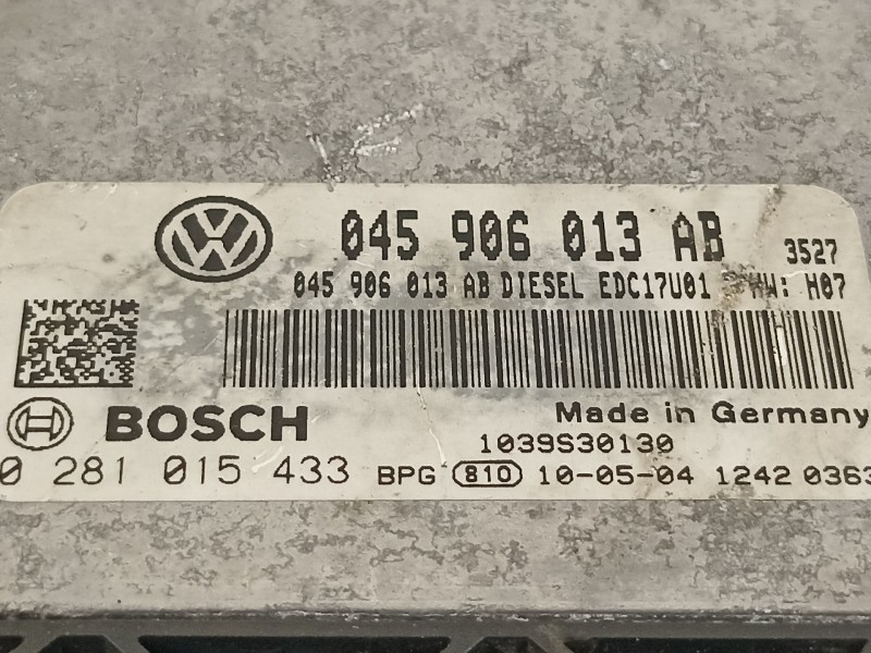 Recambio de centralita motor uce para seat ibiza sc (6j1) ecomotive referencia OEM IAM 045906013AB 0281015433 