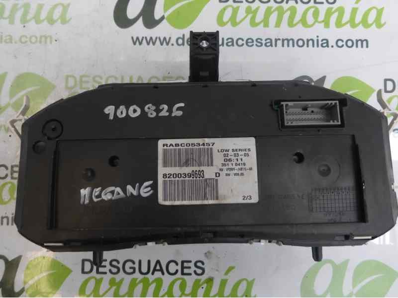 Recambio de cuadro instrumentos para renault megane ii berlina 3p authentique referencia OEM IAM 8200399693  