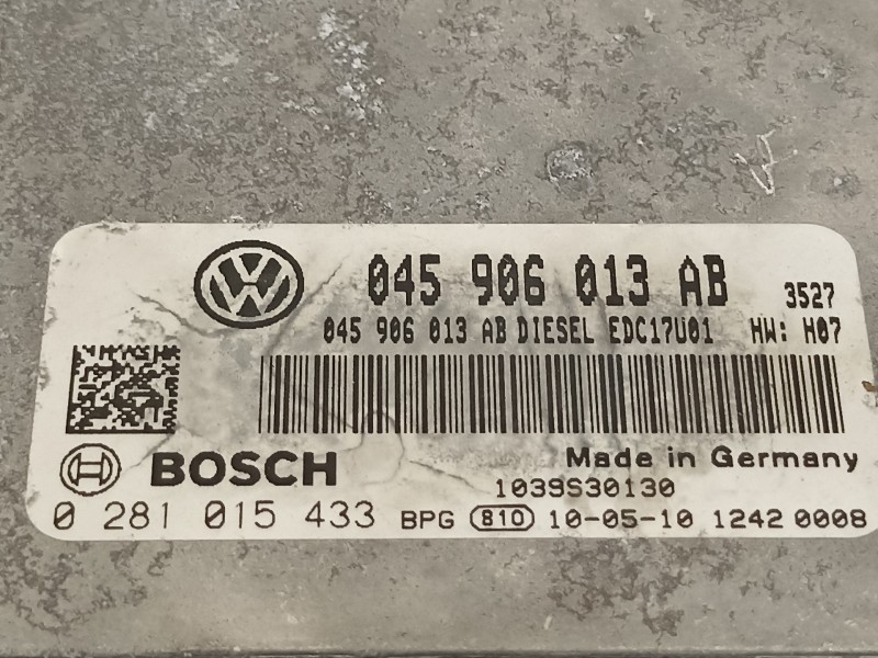 Recambio de centralita motor uce para seat ibiza sc (6j1) ecomotive referencia OEM IAM 045906013AB 0281015433 