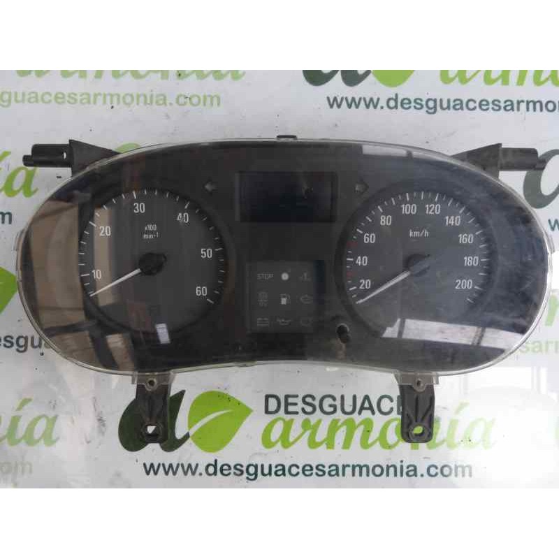 Recambio de cuadro instrumentos para opel vivaro furgón 2.9t corto referencia OEM IAM 8200390135A 21678839 