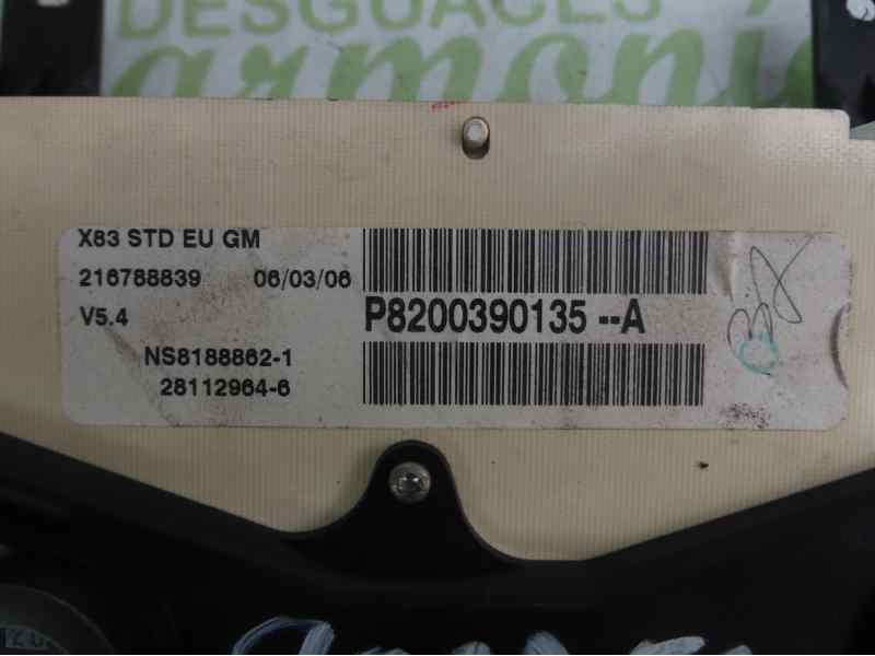 Recambio de cuadro instrumentos para opel vivaro furgón 2.9t corto referencia OEM IAM 8200390135A 21678839 