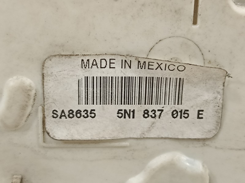 Recambio de cerradura puerta delantera izquierda para seat ibiza sc (6j1) ecomotive referencia OEM IAM 5N1837015E  