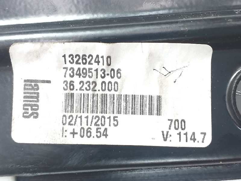 Recambio de elevalunas delantero izquierdo para bmw serie x1 (f48) sdrive18d xline referencia OEM IAM 13262410 734951306 7101900