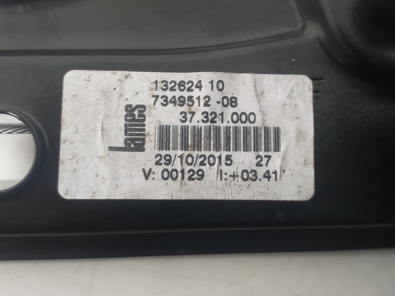 Recambio de elevalunas trasero derecho para bmw serie x1 (f48) sdrive18d xline referencia OEM IAM 13262410 7349512 71019003