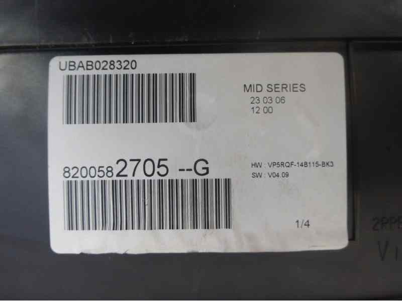 Recambio de cuadro instrumentos para renault clio iii emotion referencia OEM IAM 8200582705  