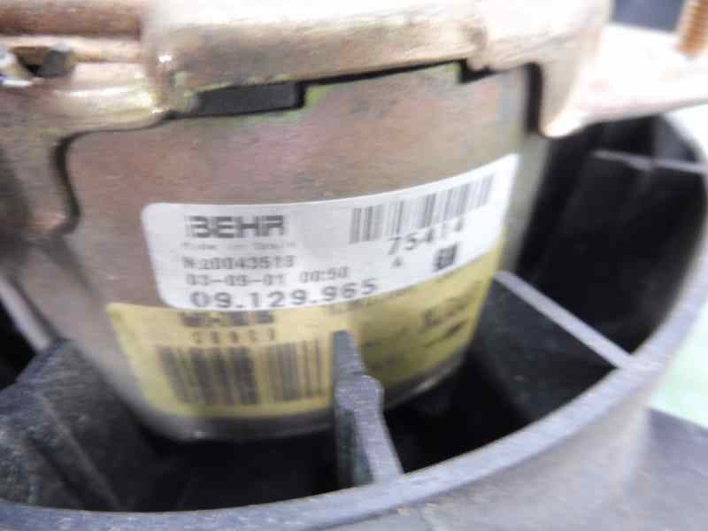 Recambio de electroventilador para opel corsa c comfort referencia OEM IAM 09129965  