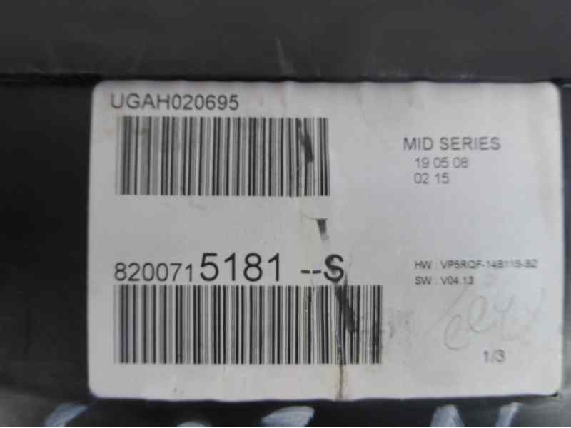 Recambio de cuadro instrumentos para renault clio iii exception 2 referencia OEM IAM 8200715181  
