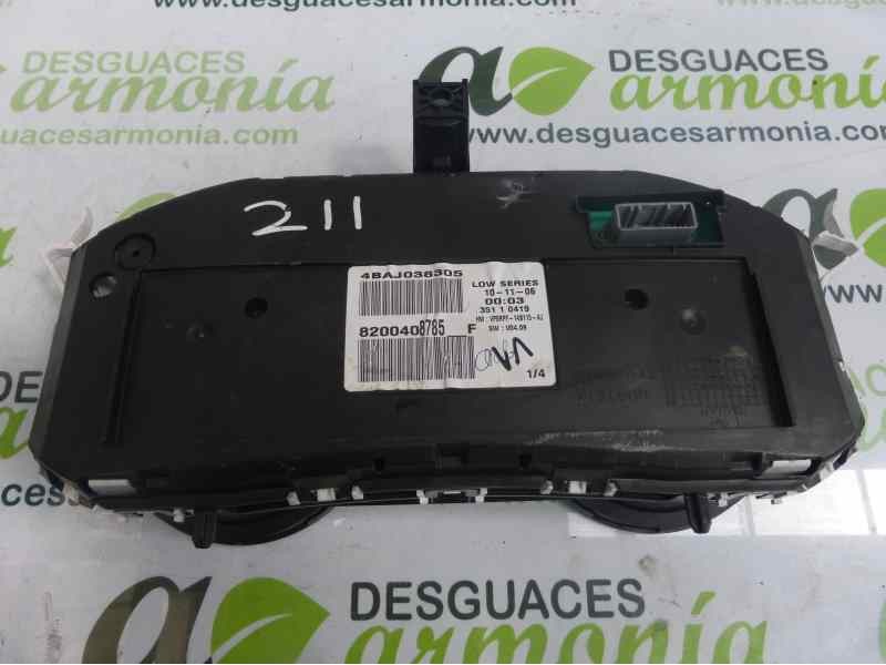 Recambio de cuadro instrumentos para renault megane ii berlina 3p confort dynamique referencia OEM IAM 8200408785F 8200408785 