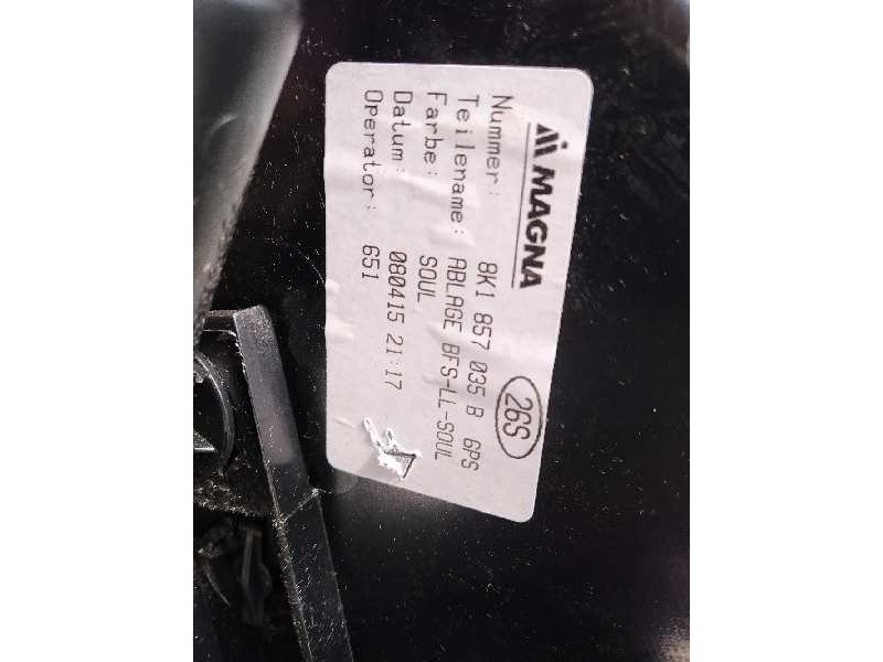 Recambio de guantera para audi a4 avant (8k5) (2008) básico referencia OEM IAM 8K1857035B  