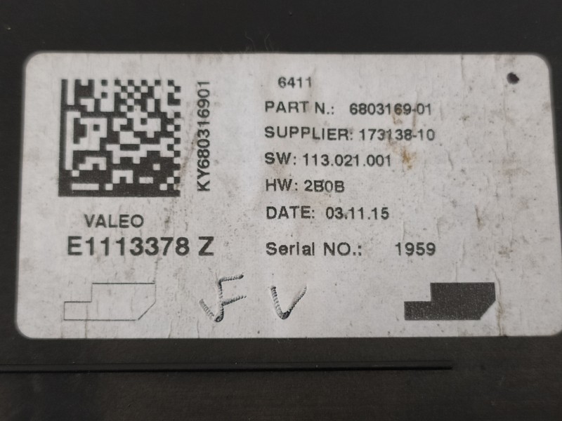 Recambio de modulo electronico para bmw serie x1 (f48) sdrive18d xline referencia OEM IAM 6803169  