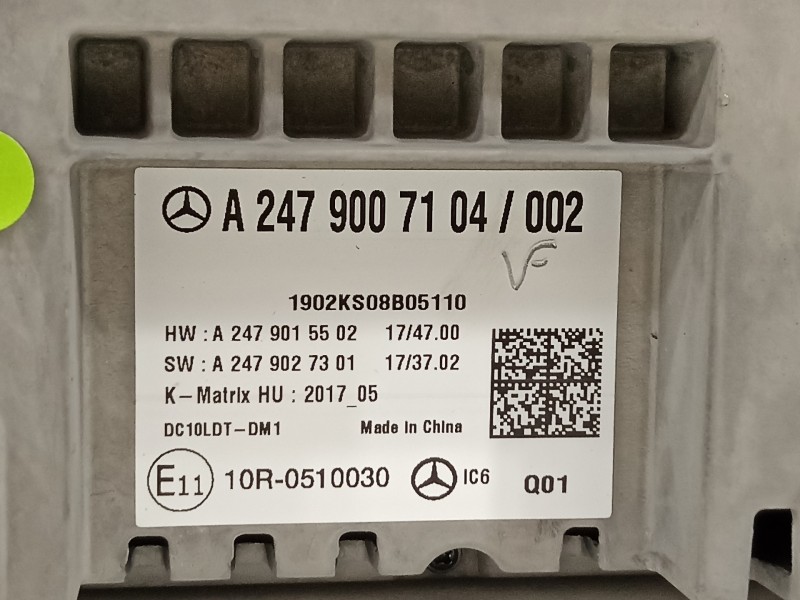Recambio de cuadro instrumentos para mercedes-benz clase b (w247) 247 referencia OEM IAM A2479007104  