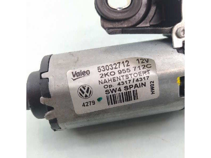 Recambio de motor limpia trasero para volkswagen caddy ka/kb (2k) life referencia OEM IAM 2K0955712C 53032712 