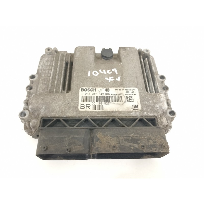 Recambio de centralita motor uce para opel zafira b cosmo referencia OEM IAM 55198922 0281012549 