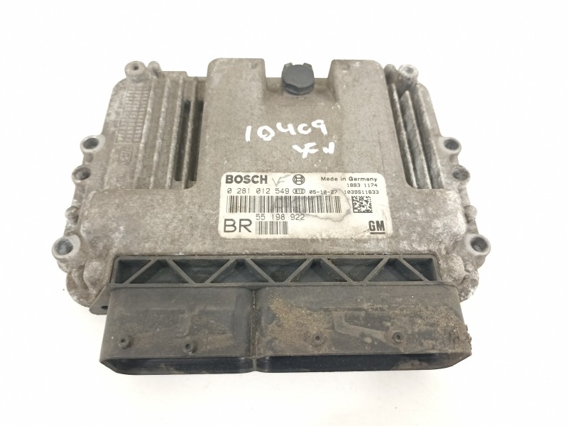 Recambio de centralita motor uce para opel zafira b cosmo referencia OEM IAM 55198922 0281012549 