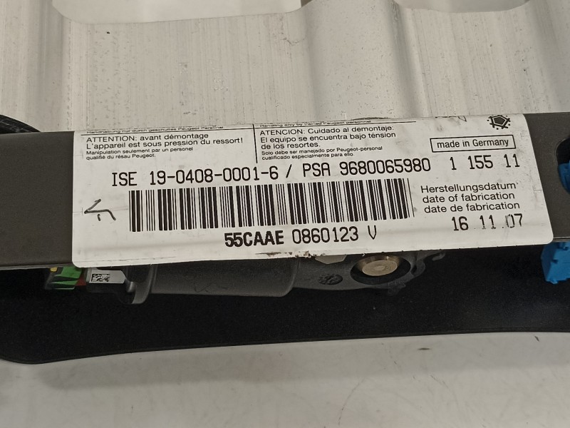 Recambio de barra antivuelco para peugeot 207 cc sport referencia OEM IAM 9680065980 19040800016 