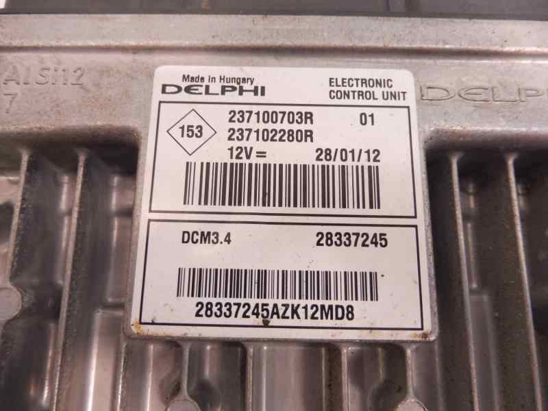 Recambio de centralita motor uce para dacia sandero stepway music referencia OEM IAM 237100703R 237102280R 28337245