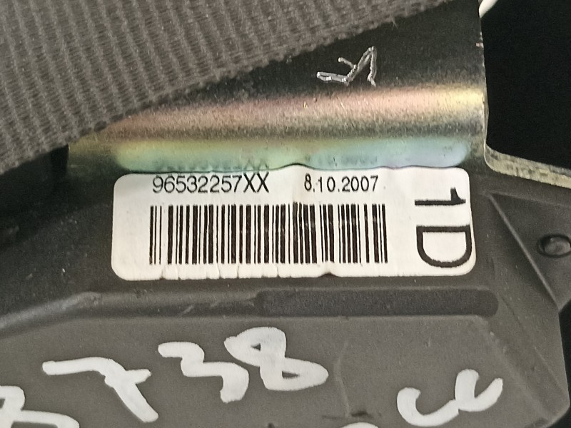 Recambio de cinturon seguridad delantero derecho para peugeot 207 cc sport referencia OEM IAM 96532257XX  