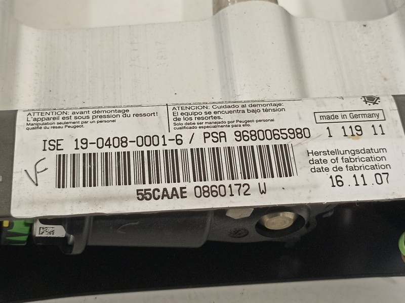 Recambio de barra antivuelco para peugeot 207 cc sport referencia OEM IAM 9680065980 19040800016 