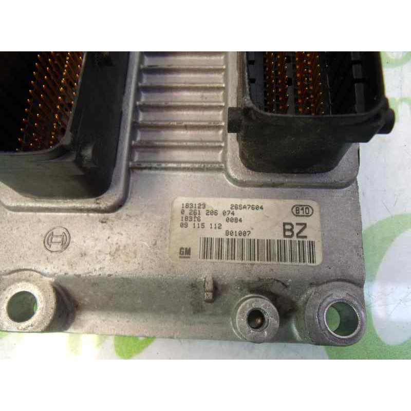 Recambio de centralita motor uce para opel corsa c club referencia OEM IAM 09115112 0261206074 